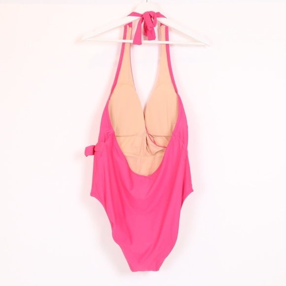J. Crew Halter Wrap One Piece Swimsuit - Picture 4 of 7